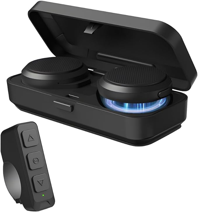 OBEST Motorcycle Helmet Bluetooth Headset,Motorcycle Bluetooth Helmet Speaker,Wireless Installation with Remote Control,BT5.3 Noise Cancellation 1900mAh Battery 50+ Hours Work Time for Skiing Riding - Image 4